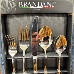 Brandani stainless steel Silverware set 20 pcs, 4 settings,5pcs each